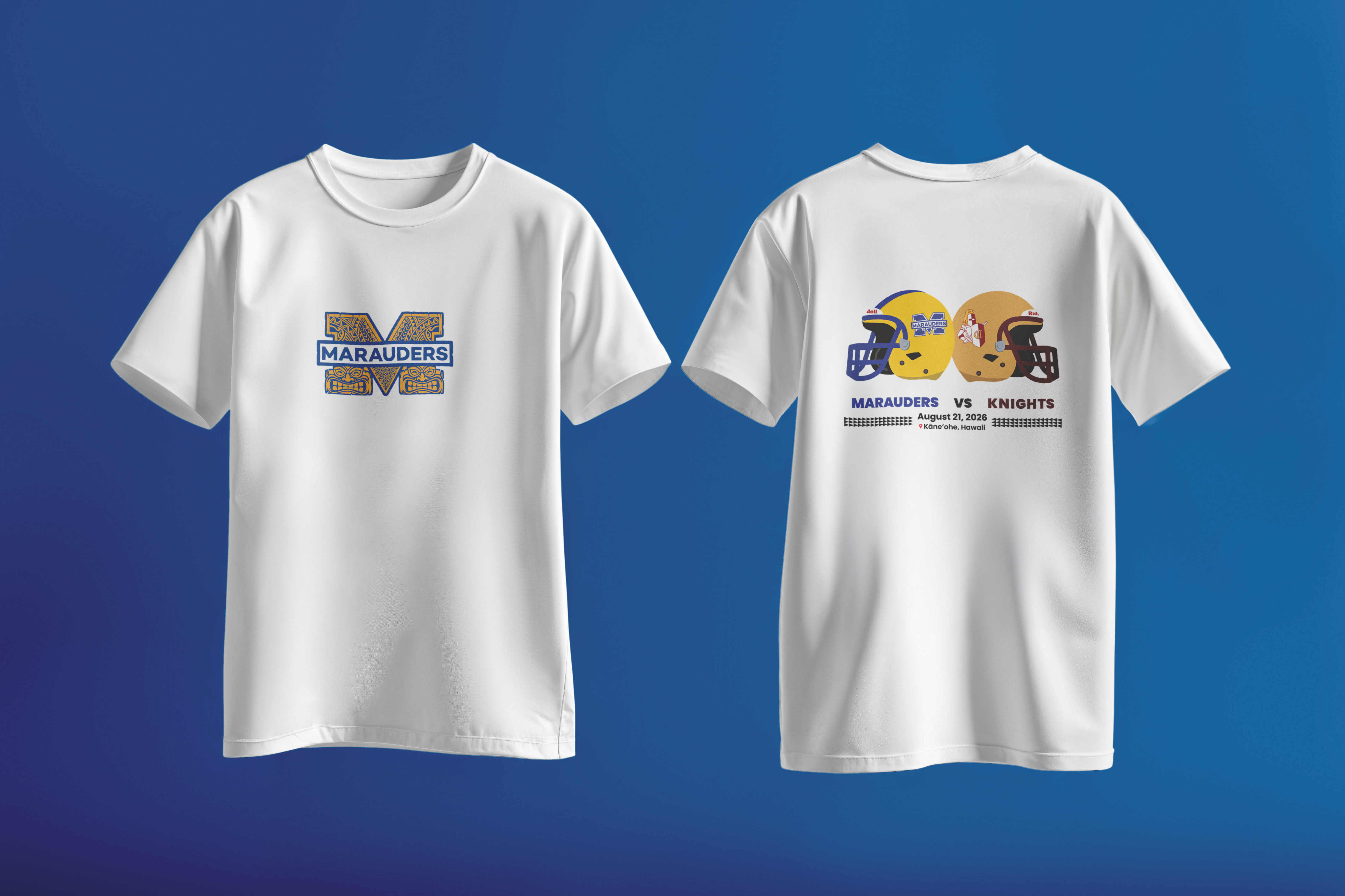 MMHS Football T-shirt Design | White